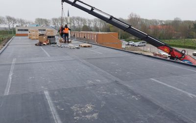 EPDM dakbedekking – flexwoningen Middelburg