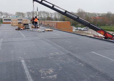 EPDM dakbedekking – flexwoningen Middelburg