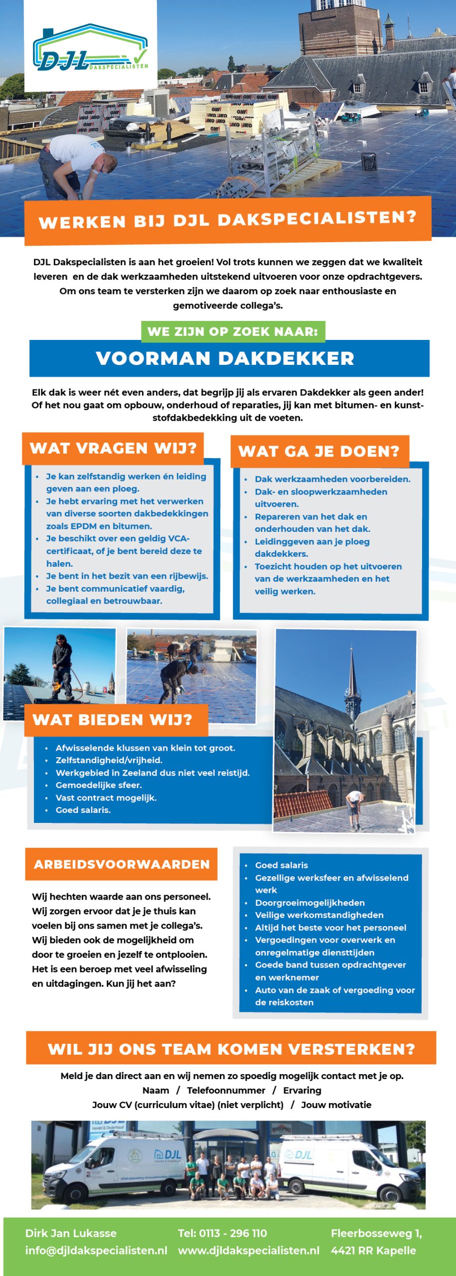 Vacatures DJL Dakspecialisten juni 2023