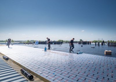 2.500 m² wit bitumineus dak met PIR-isolatie – Schoondijke