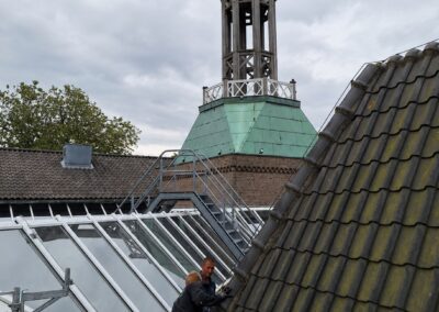 Dakrenovatie EPDM en Resitrix dakbedekking – Gemeentehuis Kapelle